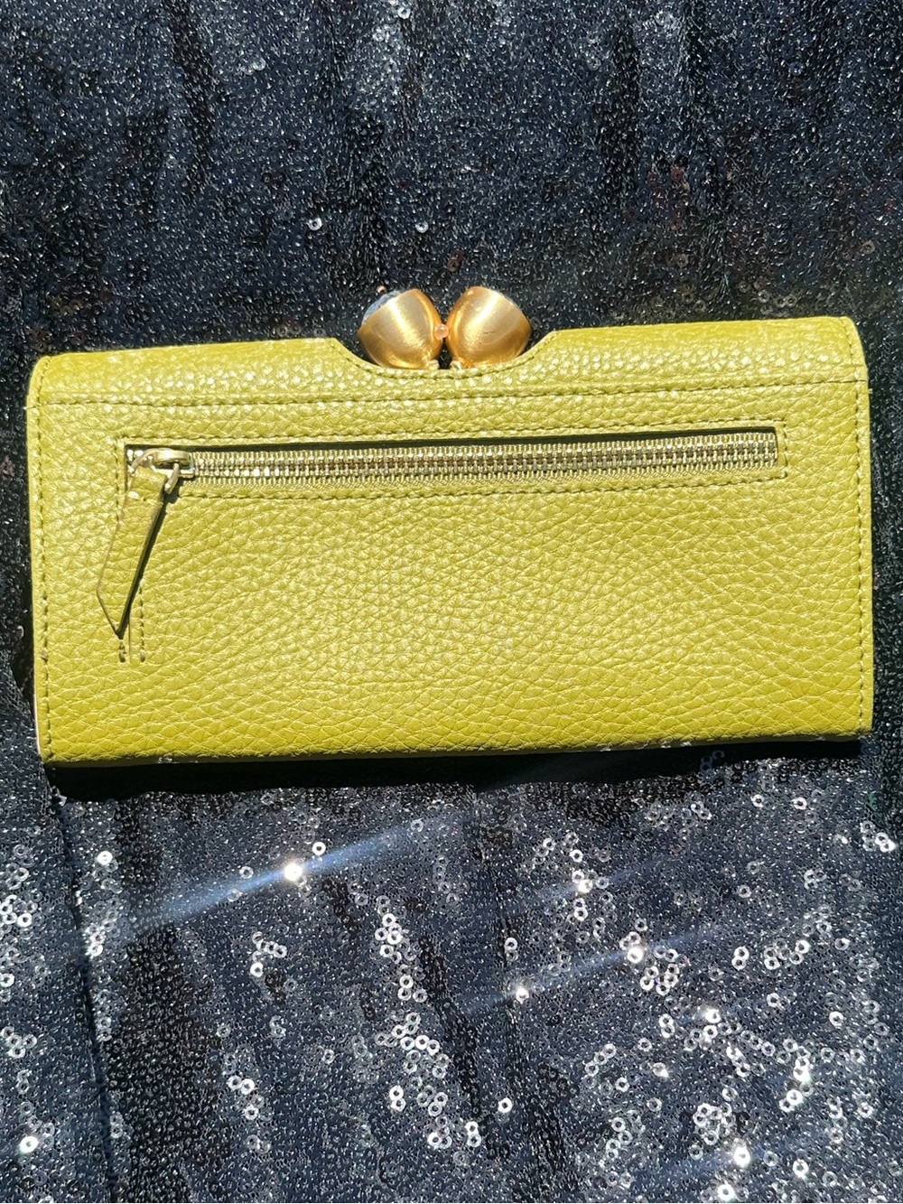 Ted Baker Green and Pink Clutch Wallet - Picture 4 of 4